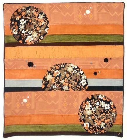 Au levant et au couchant - Art textile - Isabelle  Mounib