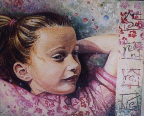 Maureeen rêve - Peinture - Nathalie Pouillault  Boyaval