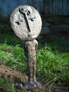 Sculpture de jeny: Dans la lune