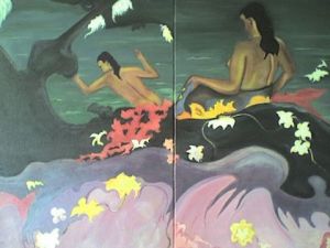 Voir cette oeuvre de Pepe Luis Saavedra : Fatata  te  Miti  [Paul  Gauguin]   (copie)