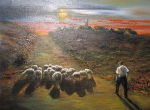 Voir cette oeuvre de Eugene Chomel: retour à la bergerie