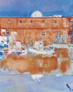 Peinture de NAPO: Bizerte, le vieux port