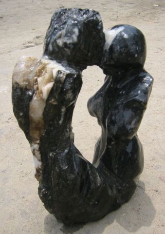L'artiste Remy Mongo-Etsion - le baiser