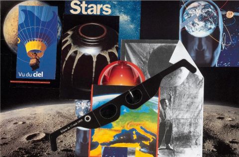 Vu du ciel - Collage - Francois Geal Vu du ciel - Collage - Francois Geal