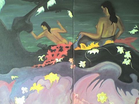 Fatata  te  Miti  [Paul  Gauguin]   (copie) - Peinture - Pepe Luis Saavedra 