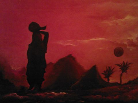 Crépuscule  des  Dieux - Peinture - Pepe Luis Saavedra 