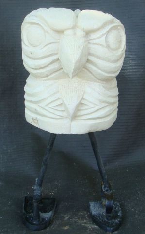 aigle a repasser - Sculpture - coeur de pierre