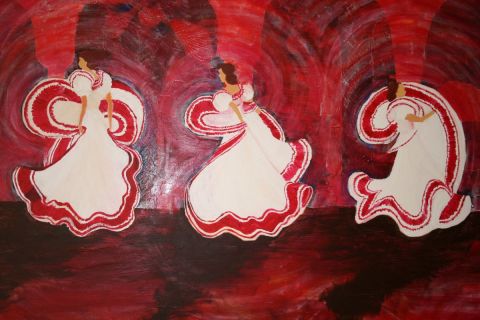Danseuses mexicaines - Peinture - FLOTTE