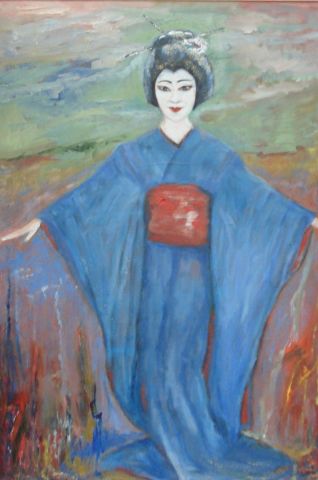 L'artiste Helene ROSENDO - la danse de la geisha