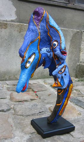 troll ailé - Sculpture - frank graeber