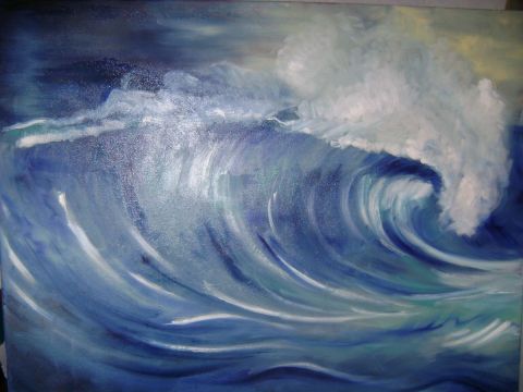 océan - Peinture - Art'axet carole