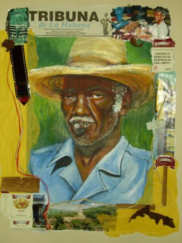 des cigares et des hommes - Peinture - marie stricher des cigares et des hommes - Peinture - marie stricher