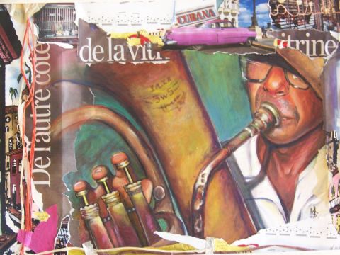 Les couleurs de la musique - Peinture - marie stricher Les couleurs de la musique - Peinture - marie stricher