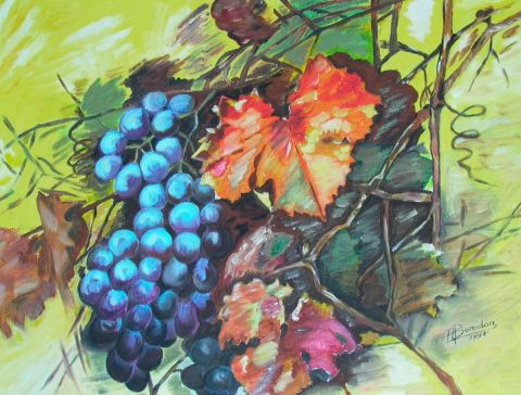 L'artiste Arlette BONIDAN - généreuse vigne