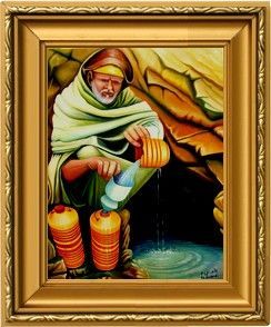L'artiste EL Ouardi Mohammed - Le vieux et l'eau