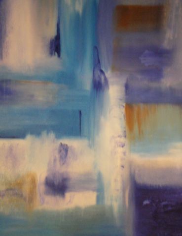Blue Thinking - Peinture - Moya Adriano