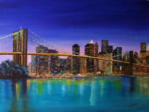 Voir cette oeuvre de Amilcar: le pont de brooklyn