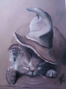 Voir cette oeuvre de stefani: merlin et le chapeau