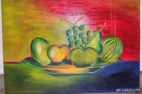L'artiste lydia crescioni - coupelle de fruits