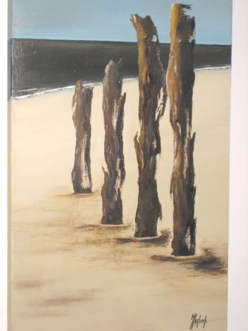 L'artiste mireille casteret - Sur le sable