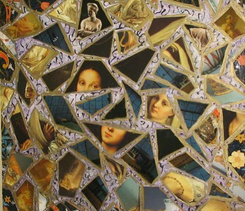 Coq en Italie - Collage - CHRISTIAN DUBOIS