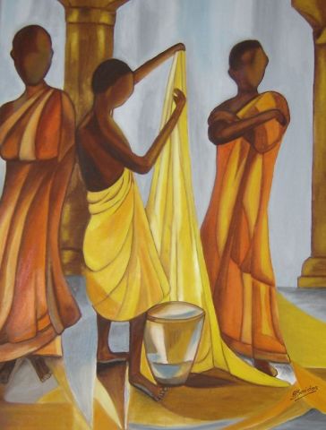 L'artiste Arlette BONIDAN - Autrefois, l'Afrique