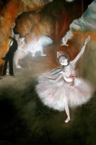 la petite Danseuse - Peinture - Suzanne ACCARIES la petite Danseuse - Peinture - Suzanne ACCARIES