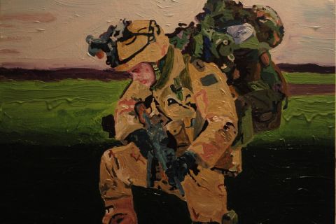 Soldier - Peinture - KAHOUADJI