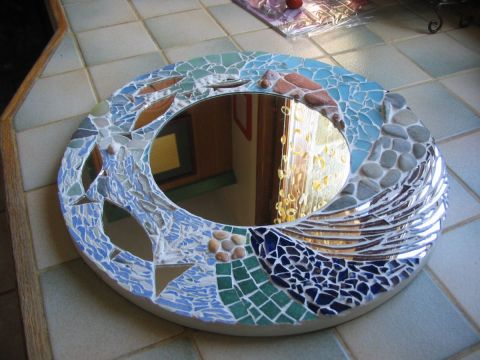 ronde des poissons - Mosaique - mirabelle