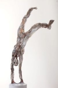 Sculpture de Breval: funambule