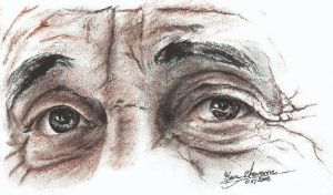 Voir cette oeuvre de chavanne marc: Aznavour les yeux