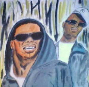 Voir cette oeuvre de SLNstreetart: Lil Wayne et T.I