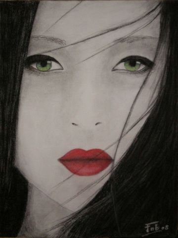 Geisha - Peinture - Fab