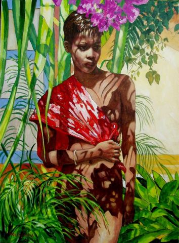 Anaïs Caraïbes - Peinture - Antoine Molinero