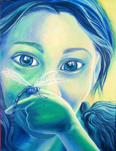 Libellule - Peinture - Chantale Vincelette Libellule - Peinture - Chantale Vincelette