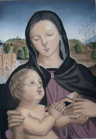 la madonne de raphael - Peinture - corlig la madonne de raphael - Peinture - corlig