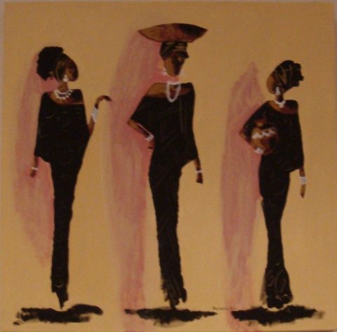 3 soeurs - Peinture - aurore229