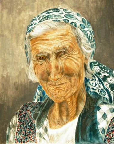 Mamy de Bulgarie - Dessin - Paul BENICHOU