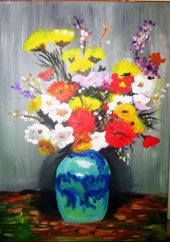L'artiste bibounou67 - bouquet champetre