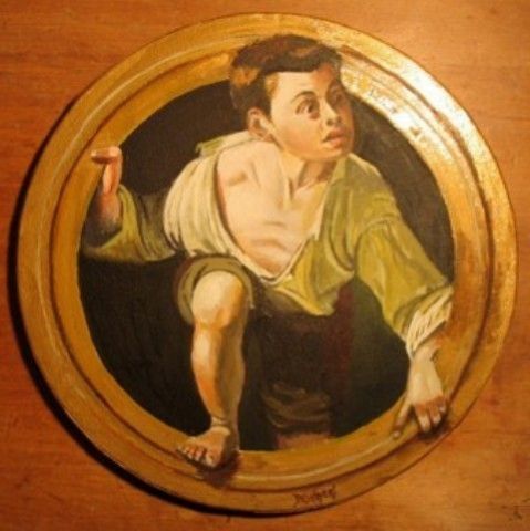 Le p'tit gars - Peinture - DESNOYERS Le p'tit gars - Peinture - DESNOYERS