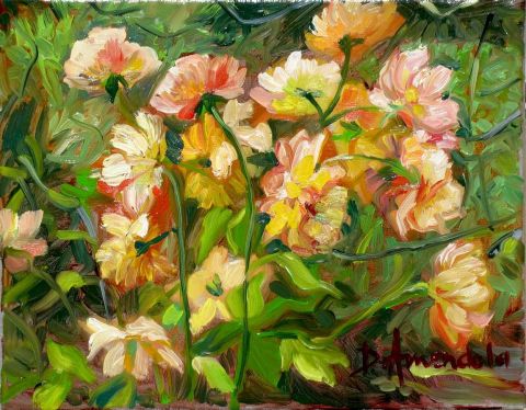 Roses - Peinture - Dominique Amendola Roses - Peinture - Dominique Amendola