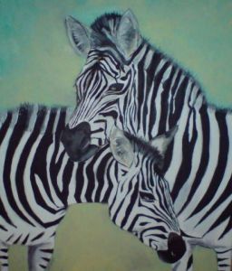 Peinture de barbara-C: zebre