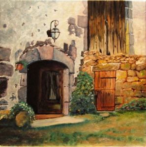 Peinture de yvon latreille: Porte ouverte