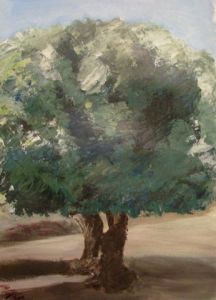 Peinture de DAJ: L'olivier