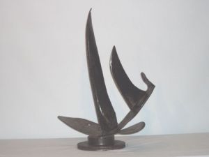 Sculpture de Roland GOURDON: LE NAUFRAGE DU BOUTRE