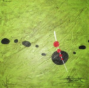 Peinture de Mireille PRECLOUX: Les taches vertes