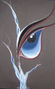 Dessin de Caco Dian: yin eye