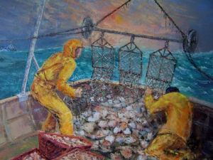 Voir cette oeuvre de Pierre Jourdam: Pêche à la coquille St Jacques