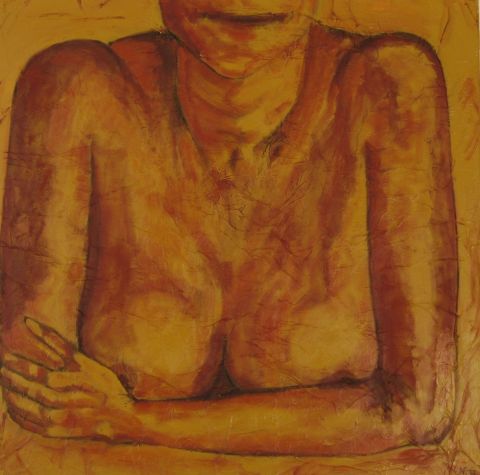 L'artiste nadia girouf - Femme pariétale (volonté)