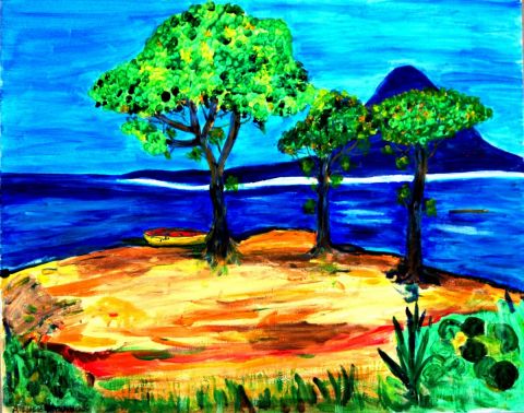 îlot - Peinture - maracudja